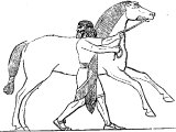 Assyrian horse and groom